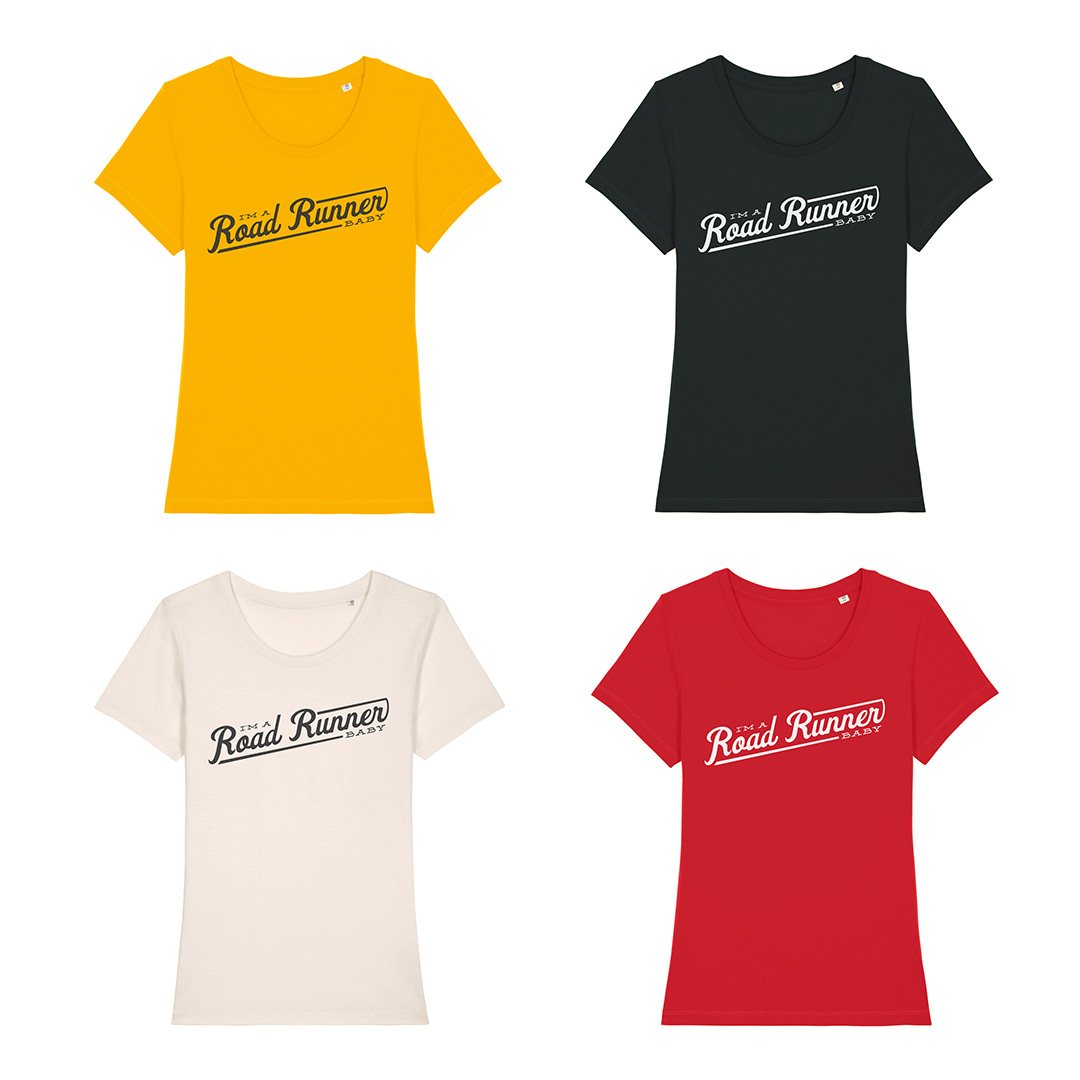 “When the dust hits my shoes I got the urge to move, ‘cause I’m a road runner, baby” 🎵 🎶 

Our super-soft running themed casual tees make great birthday / Xmas gifts. 

Ethically made, plastic free packaging &amp; free shipping. View the full range:

more-than-a-medal.co.uk/pages/tee-shir…