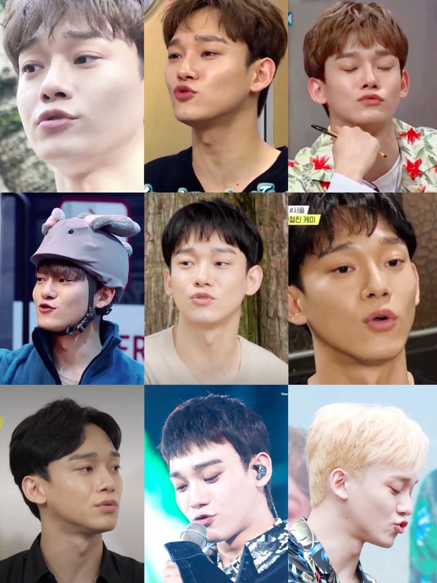 chennieverse's tweet photo. a compilation of jongdae pouting is the way to brighten your day https://t.co/vZ7JHkJEXn