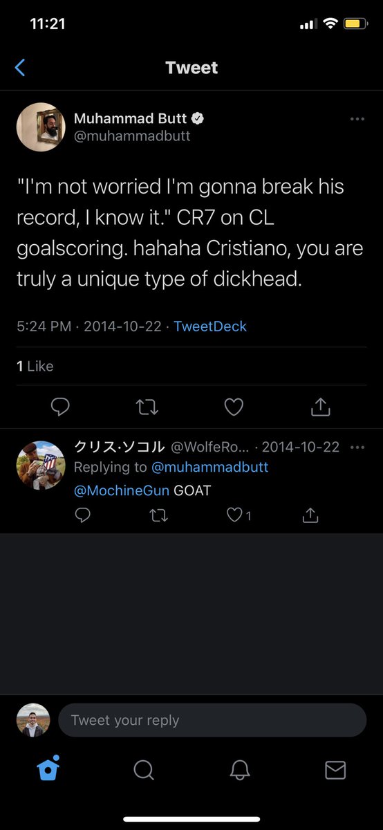 Just a couple more. For context in the first pic. Neymar had 4 goals and Ronaldo 24 in that year. Not really in comparison but of course he tries to force Also last pic: almost 10 different strikers in Europe average the same amount of shots/game as Cristiano, but 