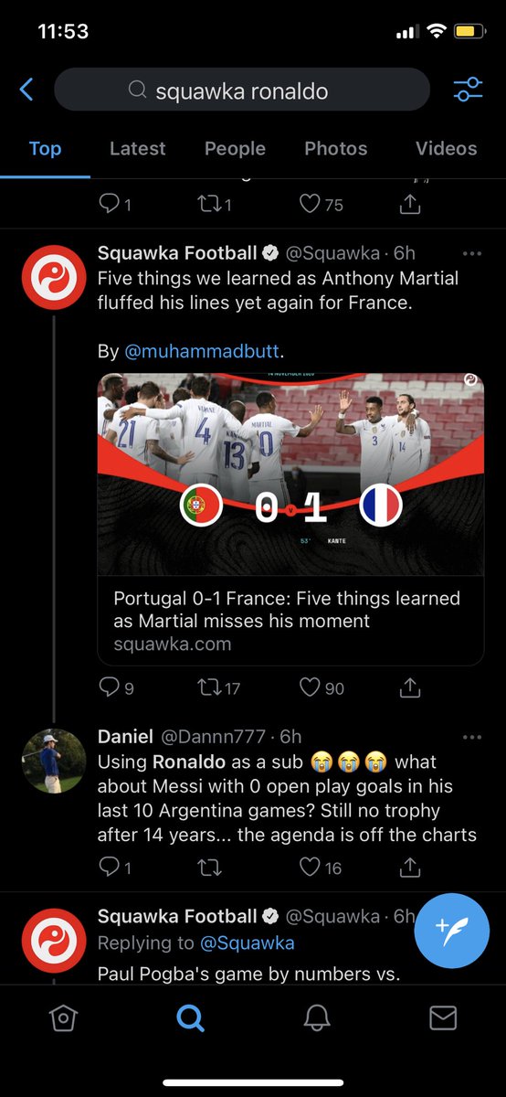 Muhammad also has this obsession with downplaying ronaldo to a bench role. Whenever he goes one game without scoring every next article on squawka is how Ronaldo should be a bench sub... so Messi this season should be....? What exactly???