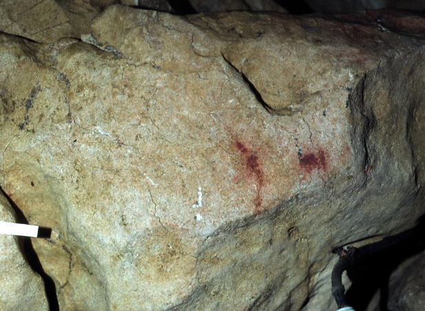 EducadoraenMdA's tweet photo. Estos otros signos se parecen y los llaman tb claviformes, aunque quizá no tuvieran relación, no sabemos.

Sí lo sabían quienes los pintaron a lo largo de la Cornisa Cantábrica y los Pirineos, ya a finales del #Paleolítico, 

desde #ElPindal hasta #Niaux #MasdAzil #TroisFrere. https://t.co/eeLlsVrws8