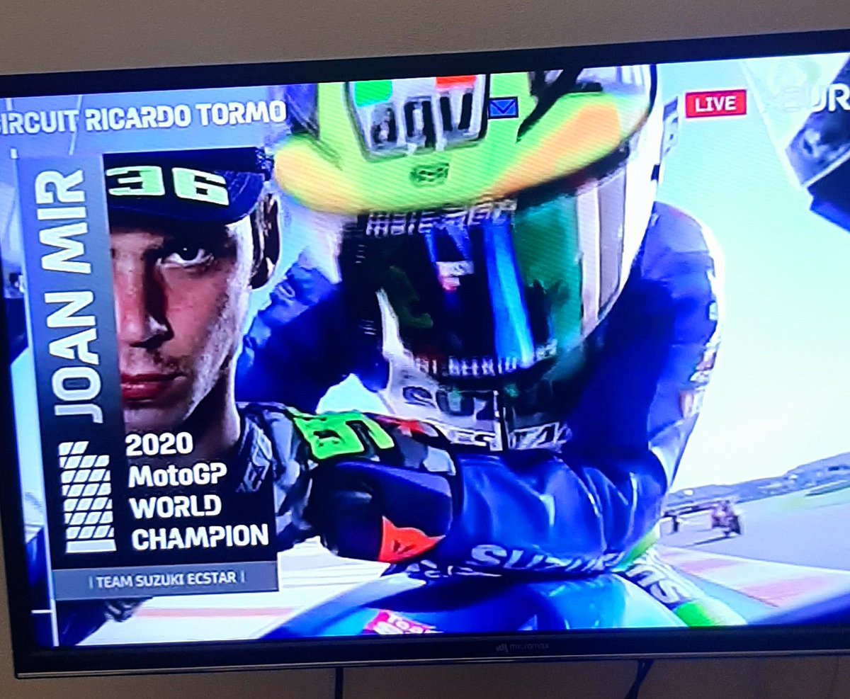 Shantanu_Shan15's tweet photo. Many congratulations @JoanMirOfficial  for clinching the World Title. Officially the fastest Man on the planet. #PureClass 
Love from India!🤩 https://t.co/nD7USdm621