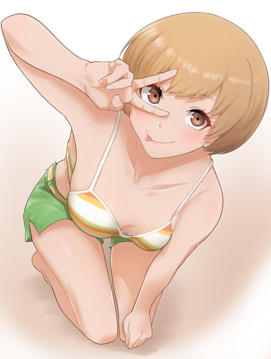 黒須 季節外れの水着姿の里中千枝チャソ
