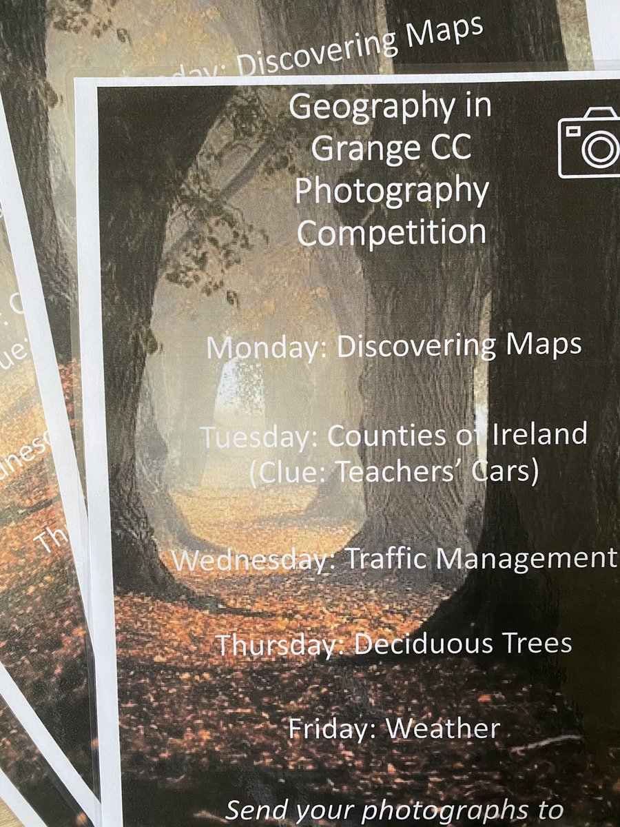 Denisebyrne96's tweet photo. Preparing for Geography Week πΈπ @JCGeography #GeographyAwarenessWeek https://t.co/8E6lIlvtvM
