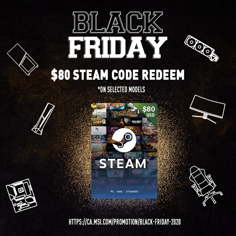 VisionsDeals's tweet photo. Get a bonus steam code up to 80$ when you purchase selected MSI products.
https://t.co/lX1DuPCFOf
.
.
.
.
.
#visionselectronics #msi #blackfriday #gamingdesktop, #msidesktop #gaming #gamingdesktop #gamingcomputer #desktop #gamersetup https://t.co/pZTQWJzqBn