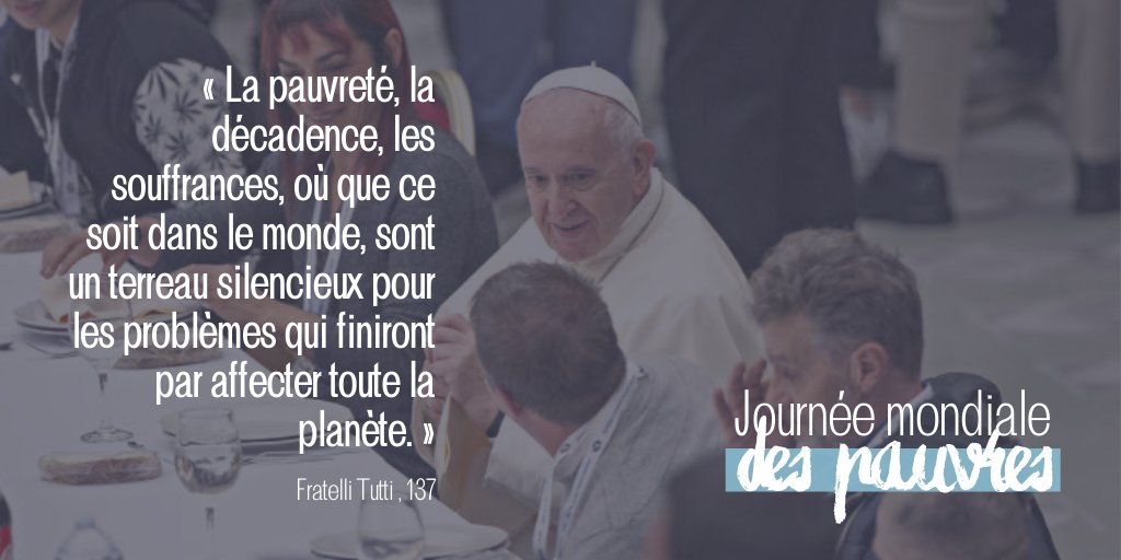 Eglisecatho's tweet photo. #JournéeMondialedesPauvres à la lumière de #FratelliTutti
►https://t.co/ofXL64Hgad https://t.co/MmTuZRyXKN