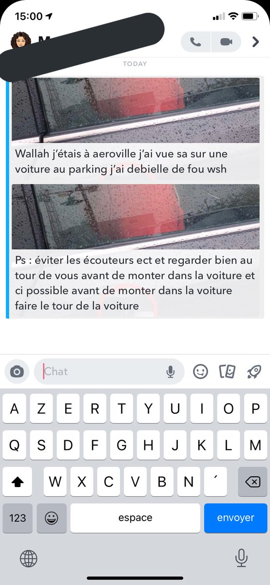 inesss_mhr's tweet photo. ⚠️Les filles faites attention !!!!! si vous voyez ca sur vos voitures c’est que quelqu’un vous a repérer pour vous kidnapper !!!!!! Ca a été vu au val d’europe , Aéroville et la courneuve , st denis !!!!!!! FAITES ATTENTION A VOUS !!! Partager svp https://t.co/vK5Ctrld65
