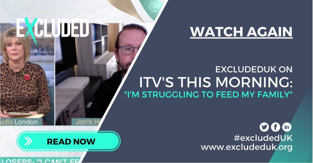 ExcludedUK's tweet photo. WATCH AGAIN: #ExcludedUK on ITV's This Morning: "I'm Struggling to Feed My Family" https://t.co/hncL02onfY https://t.co/QFEU2bV4fb