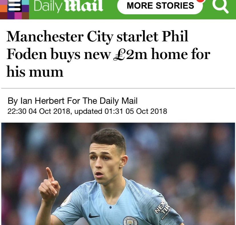 What is it about these 2 young English footballers playing for Manchester teams which makes the coverage so different???

Does anybody know?
