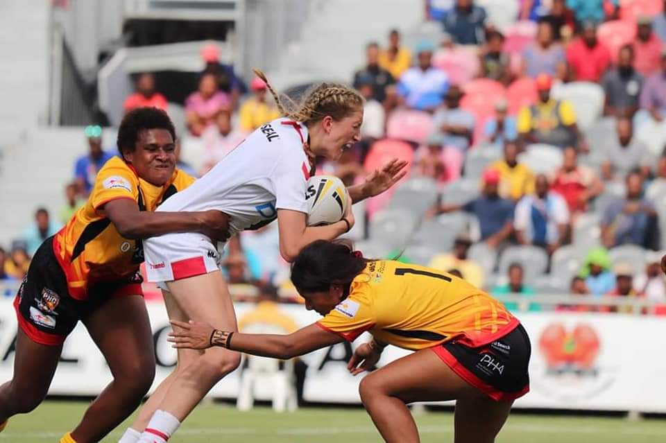 PNGOrchids's tweet photo. In a tour of firsts in 2019 for our Power Meris, on this day one year ago (16th November), the Oil Search PNG Orchids, defeated the England Womens team 20-16, to secure our first international win!
#oilsearchorchids #pawameri #PowerMeri #rugbyleague #PNG #pngrfl https://t.co/0LZ3dXvMrf