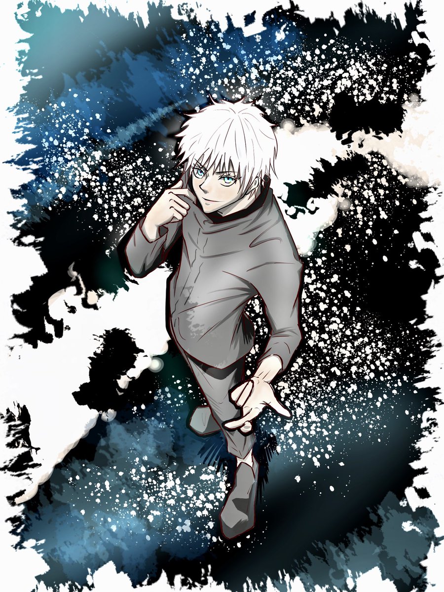 牛ﾊﾗﾐ 領域展開 無量空処 呪術廻戦 五条悟