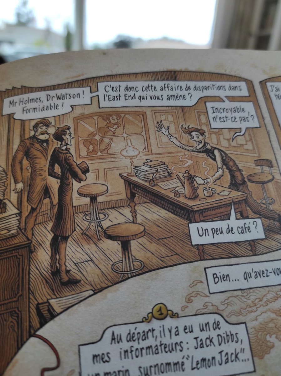 BenoitTalbot's tweet photo. Volontiers !
Case issue de Dans la tête de Sherlock Holmes @AnkamaEditions
#CoffeeComics #Coffee https://t.co/hk9zJzFTTp