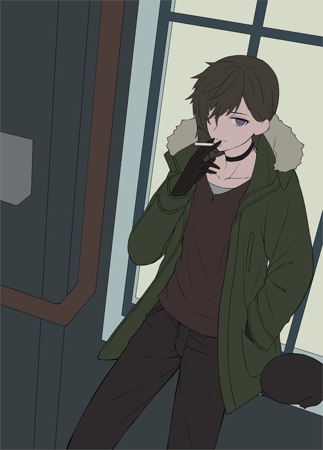 #皆さん線画と塗った後を見せてください 