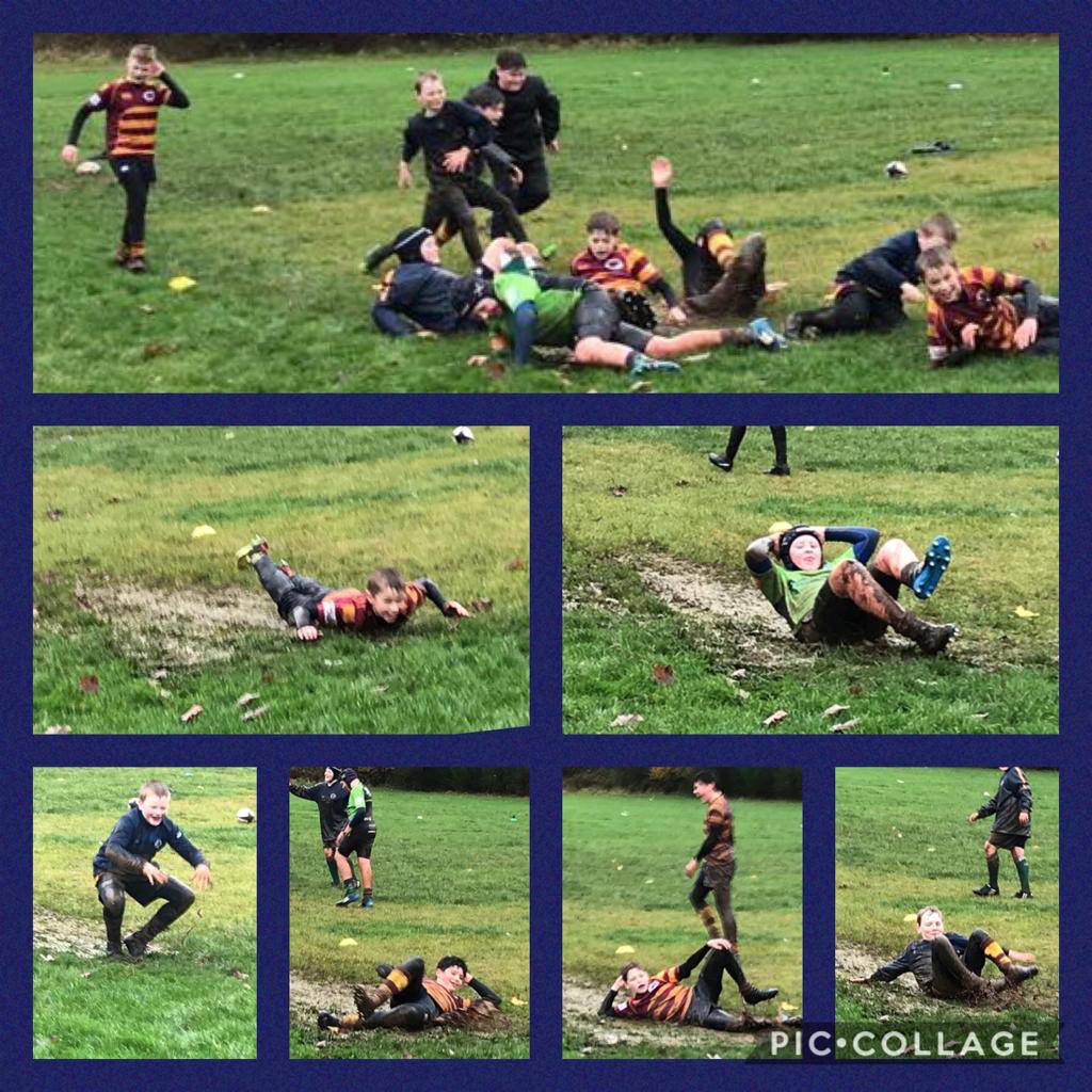 Lochlomondjnrs's tweet photo. A bit of muddy fun to round off another excellent U13s training session today  #muddygoodfun #gloriousmud #alwaystraining #rugby https://t.co/PbvfJ4gcDw