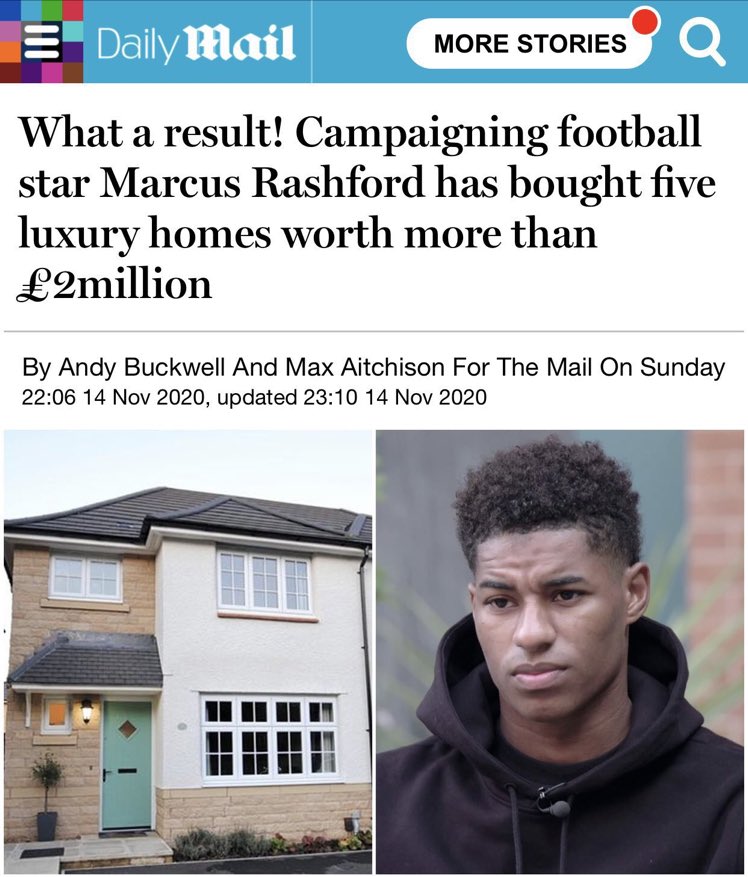 David Lammy (@davidlammy) on Twitter photo This is pathetic.
There is no contradiction between investing your earnings and using your platform to campaign against child poverty.
We should celebrate <a href="/MarcusRashford/">Marcus Rashford</a> as an inspirational role model to young people on and off the pitch. This is pathetic.
There is no contradiction between investing your earnings and using your platform to campaign against child poverty.
We should celebrate <a href="/MarcusRashford/">Marcus Rashford</a> as an inspirational role model to young people on and off the pitch.