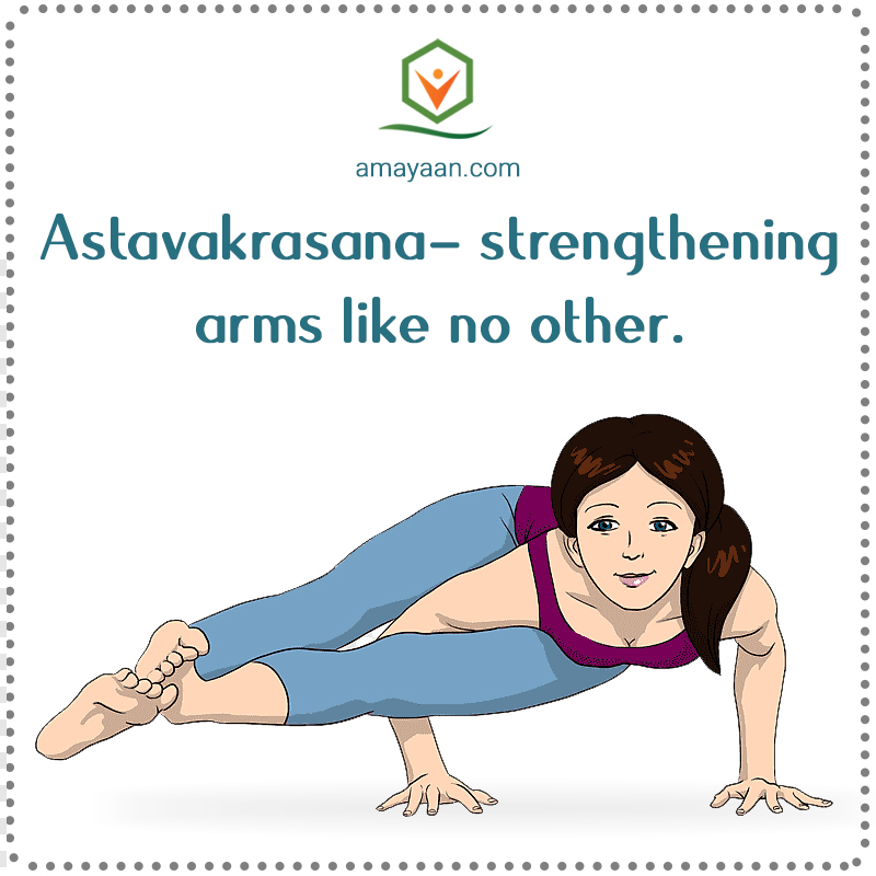 Amayaan1's tweet photo. Astavakrasana- strengthening arms like no other.
Benefits of Astavakrasana:
Develops nervous control.
Directs the energy to manipura chakra.
Strengthens the wrists, leg and arm muscles.
Strengthens the abdominal muscles.
https://t.co/EQE9ly6XqH
#EightAnglePose #yoga #retreats https://t.co/xOcJqDkHVV