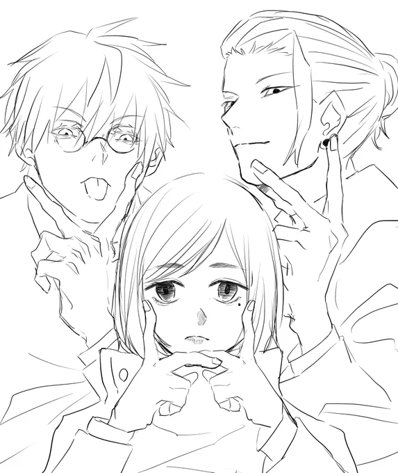 ちゃんと線画残ってるのも 