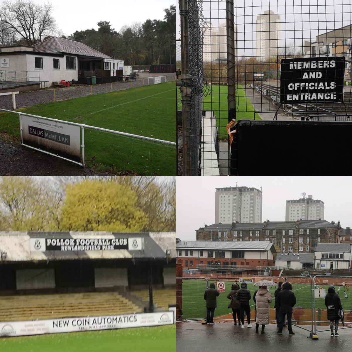 Pollok Estate has several pitches, I ran past Norwood, Home to Giffnock SC" on my way to Newlandsfield, home to Pollok FC. Then on to Lesser Hampden where Queens Park are based. 3/7