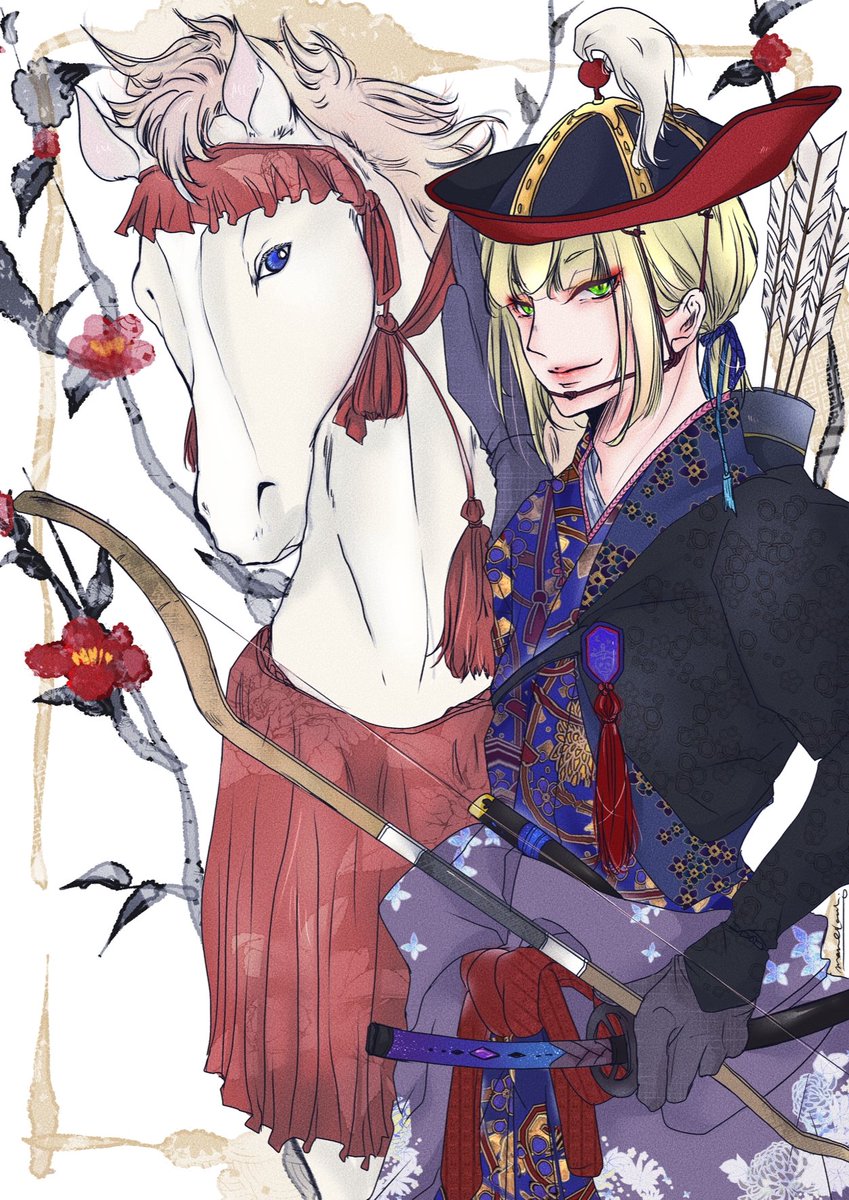 #皆さん線画と塗った後を見せてください

こんな感じかな 