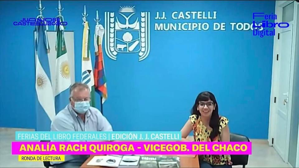 marietaquiros's tweet photo. 📚𝐅𝐞𝐫𝐢𝐚 𝐝𝐞𝐥 𝐋𝐢𝐛𝐫𝐨 𝐅𝐞𝐝𝐞𝐫𝐚𝐥 | Edición #Castelli
Compartimos una ronda de lecturas, junto a la vicegobernadora, @analiarach ; y el intendente, Pio Sander, vía streaming desde el municipio 👩‍💻👨‍💻 https://t.co/2TqC5KUwbZ