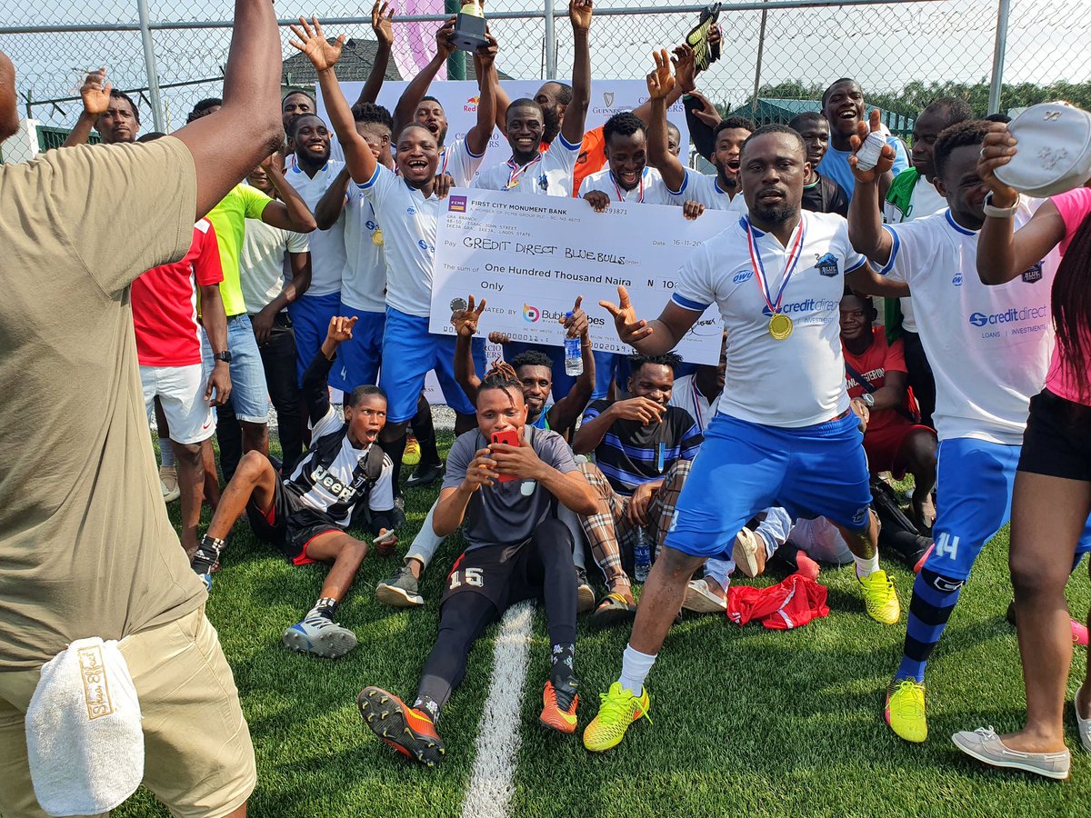 And the WINNER is <a href="/creditdirectltd/">CREDIT DIRECT</a> Blue Bulls... lets give it up to the winner of the maiden edition of the <a href="/GoalCenterNG/">GoalCenter</a> #lockdowncup