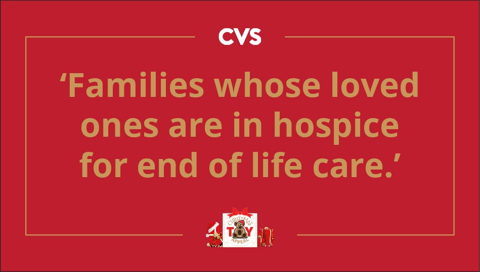 CVSCE's tweet photo. Some of those supported by our #Christmas Toy Appeal are families whose loved ones are in hospice for end of life care. Please support the appeal this year and bring festive cheer to #CheshireEast children. #ThisWaySanta #NeverMoreNeeded 🎄🎁⛄

https://t.co/i4aJjCtoLw https://t.co/gj7Z6tQeIz