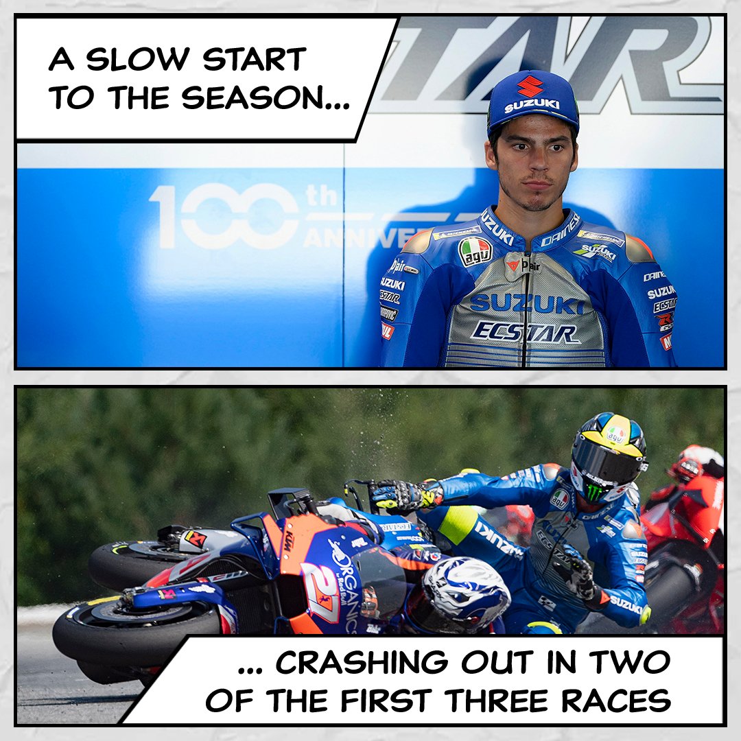 A slow start didn't phase Mir, he had faith in his bike and ability Before you know it, the podiums start coming... #M1R