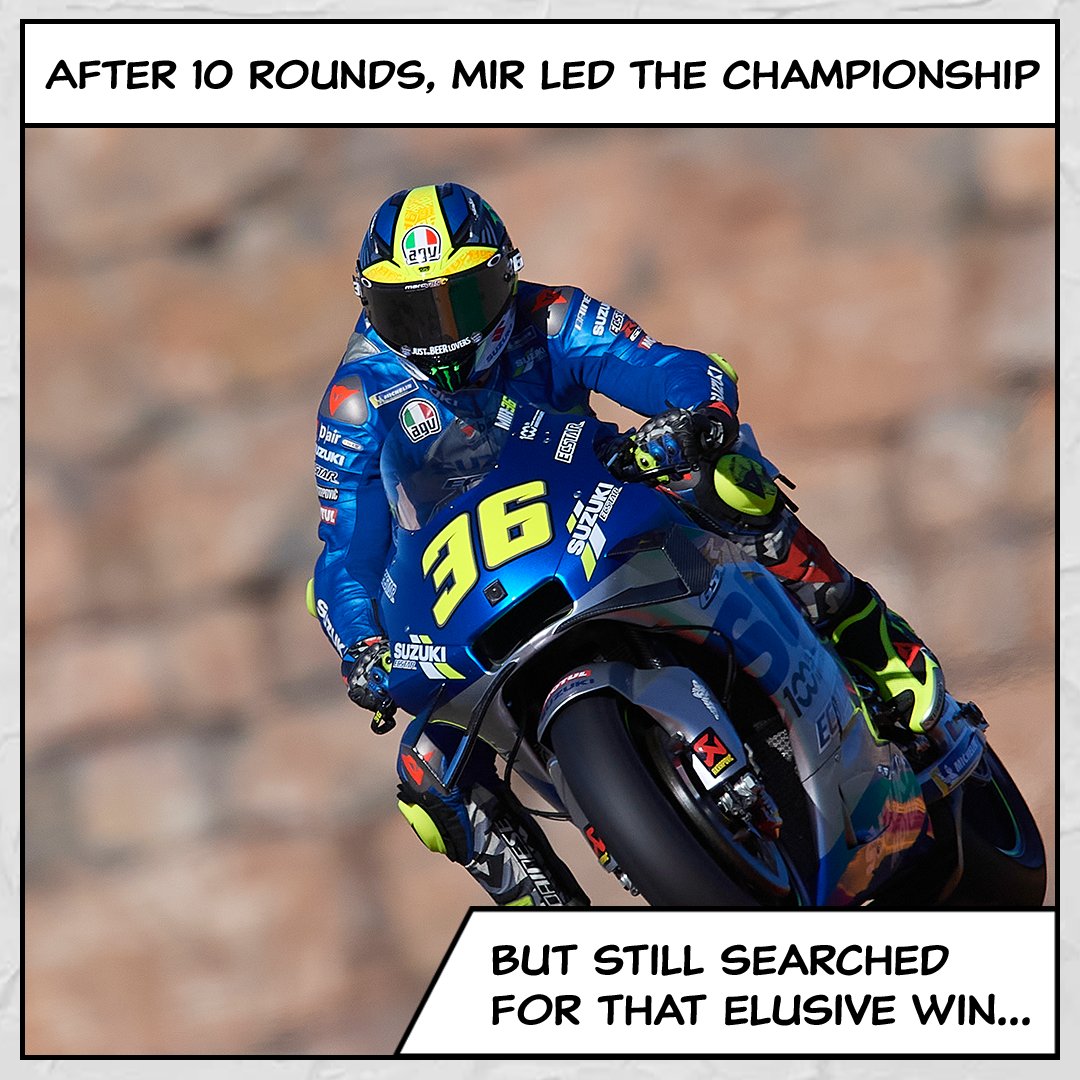 Soon to be leading the championship, but without a win.He wanted that validation, he wanted to prove this isn't a fluke...  #M1R