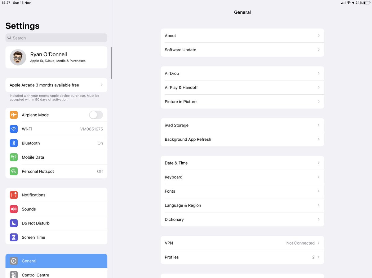 Apple может показывать рекламу своих сервисов в меню настроек iOS