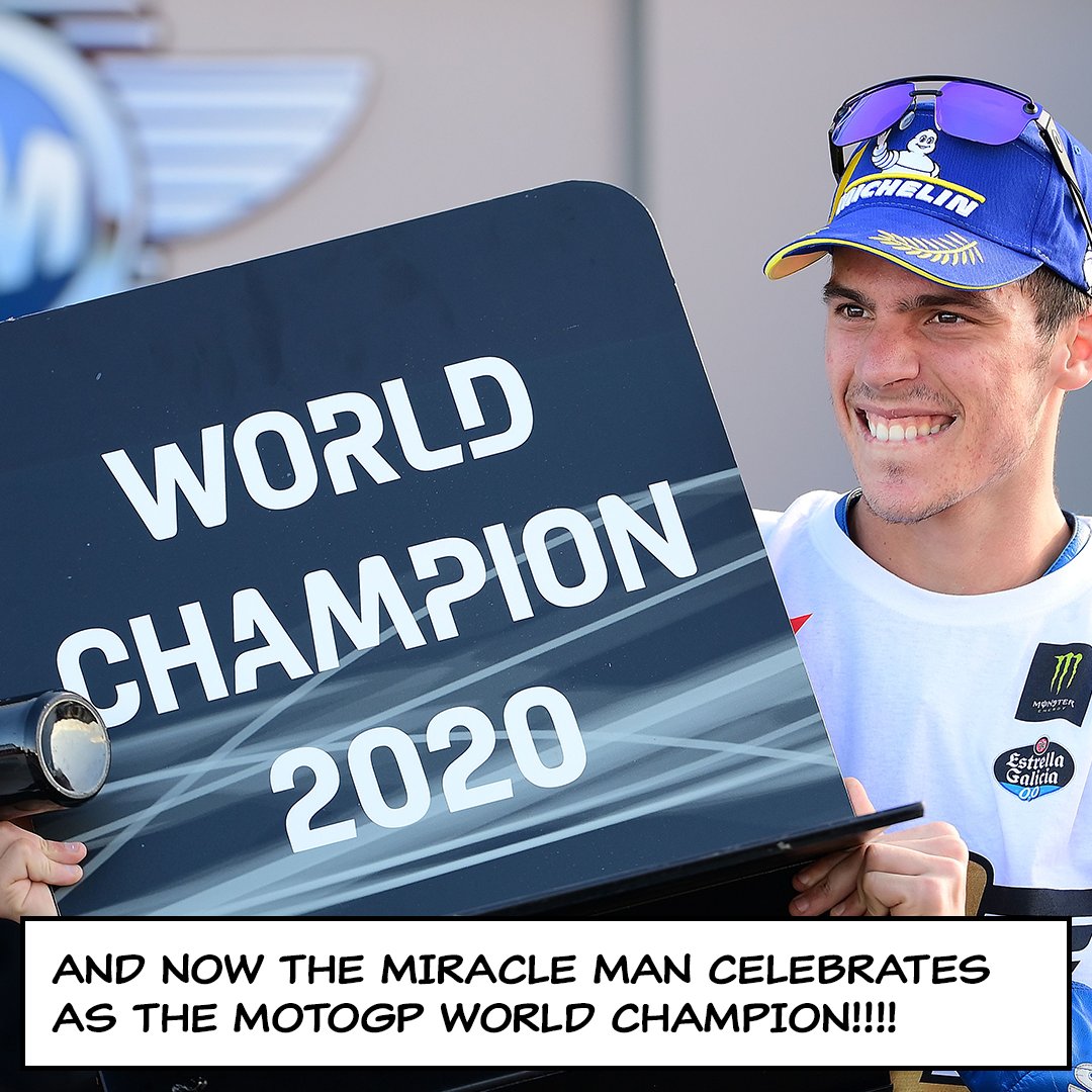 This man doesn't feel nerves. He doesn't feel pressure.Championship in the bag. Is it a miracle if you're this good?! #M1R