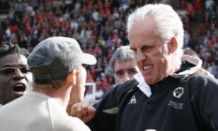 Mick McCarthy, but as you scroll down he gets happier.(THREAD)