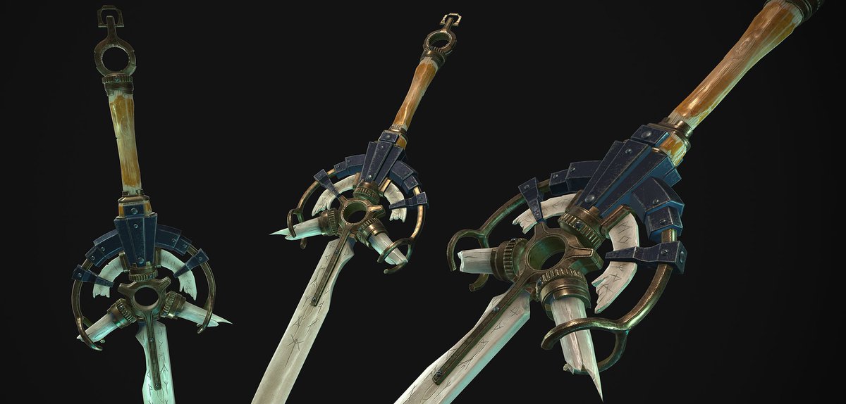JobotOnline's tweet photo. Dishonored fan art sword rendered in Unity! Always wanted to make something with the bone charms from @dishonored so here it is at last
Check the full rez renders on artstation/josepharmour3d to see all that juicy material detail 😃 

#unity #gameart #blender3d #substancepainter https://t.co/ddfLi86PwW