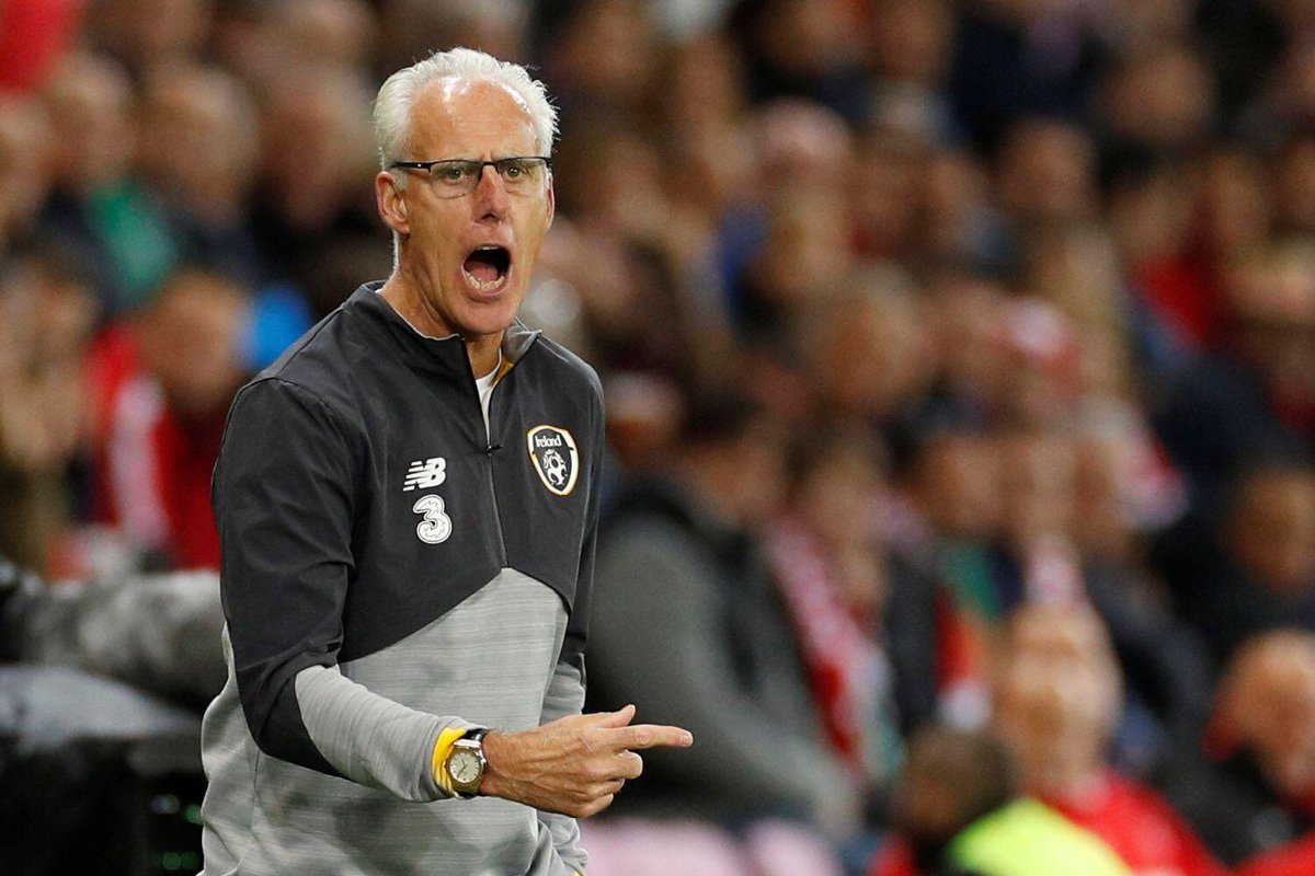 Mick McCarthy, but as you scroll down he gets happier.(THREAD)