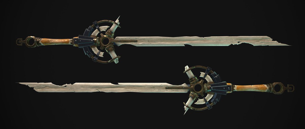 JobotOnline's tweet photo. Dishonored fan art sword rendered in Unity! Always wanted to make something with the bone charms from @dishonored so here it is at last
Check the full rez renders on artstation/josepharmour3d to see all that juicy material detail 😃 

#unity #gameart #blender3d #substancepainter https://t.co/ddfLi86PwW