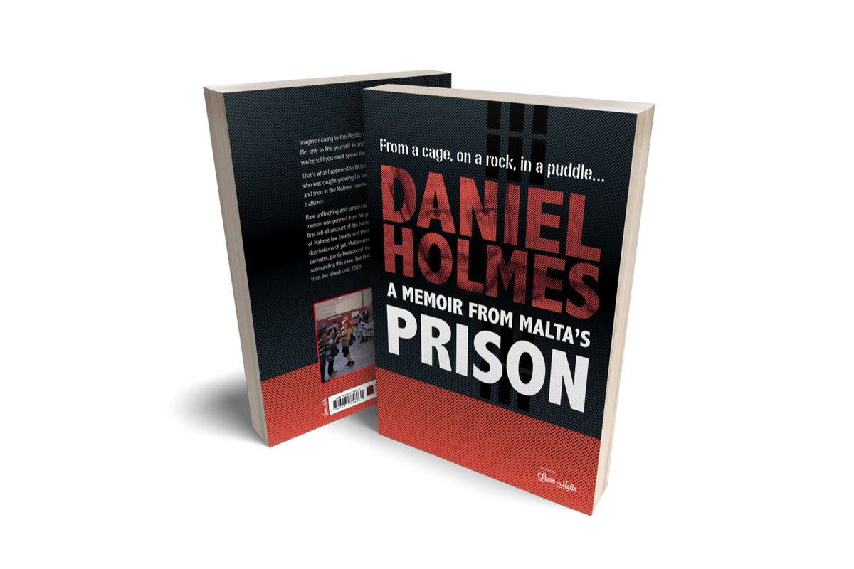 cperegin's tweet photo. Out now! The harrowing yet inspirational prison memoir of #DanielHolmes, who spent eight years in #Maltaโs #jail for growing #cannabis plants. Proudly published by @LovinMalta ๐จ
Buy it now on https://t.co/L0UHqH57RX and benefit from the limited pre-launch offer. https://t.co/sU1NZRU5CK