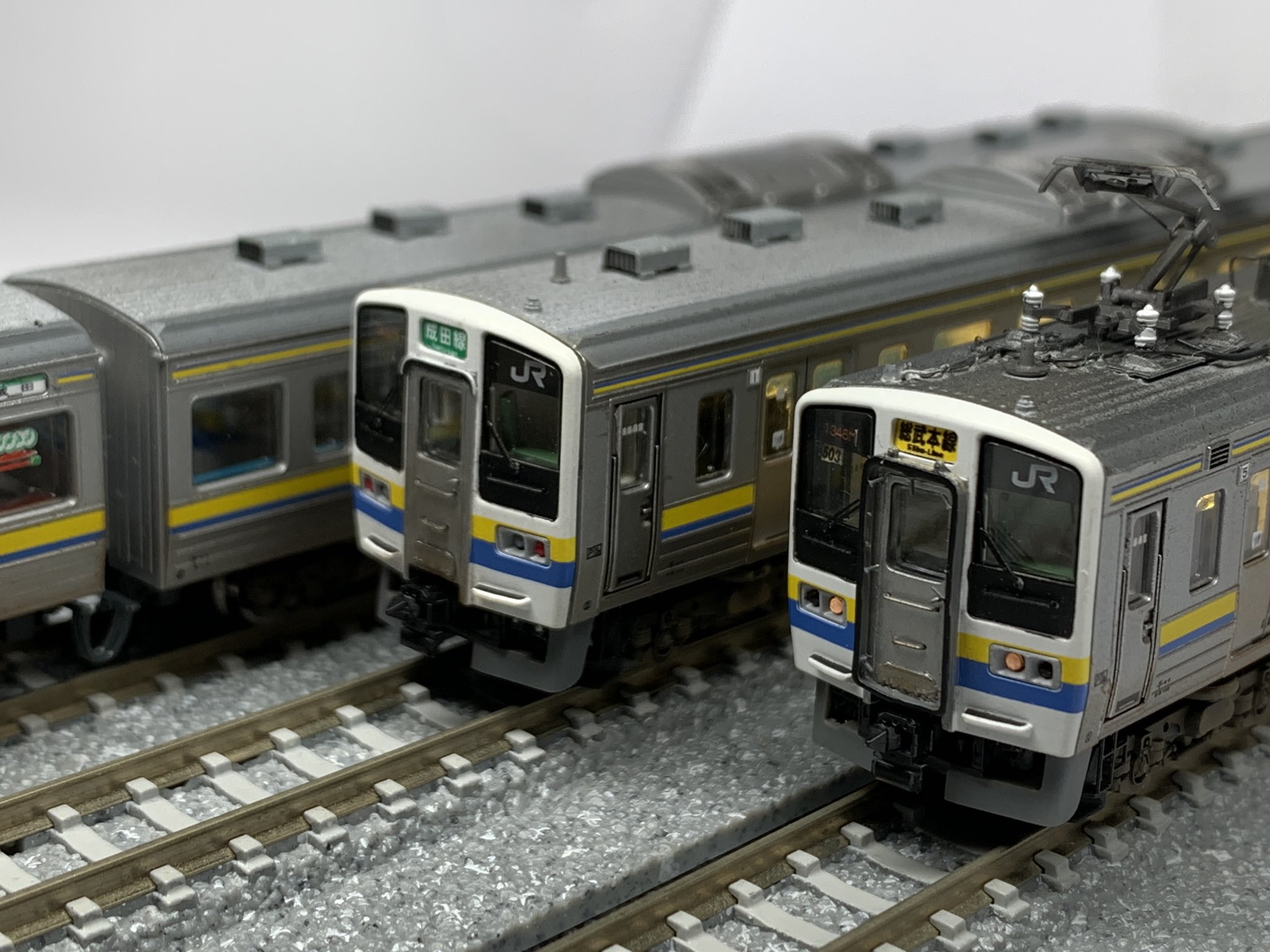 tomix 211系3000番台A33編成　増設パンタグラフ付き 実物はPS33Eなんですけど… (tomix 211-3000 シングルアーム