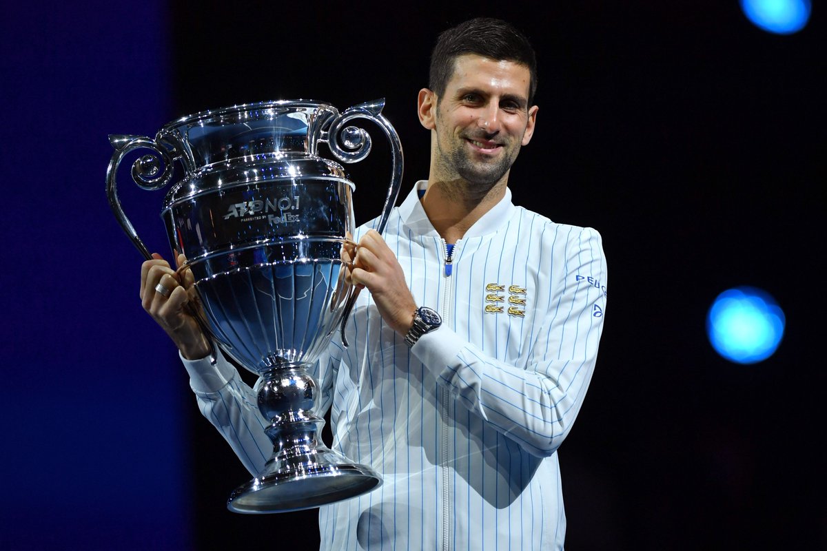 Year-end No. 1 in the @FedEx ATP Rankings for a record-equalling SIXTH time!
What an effort, @DjokerNole π
#NittoATPFinals https://t.co/kIXT899Njh
