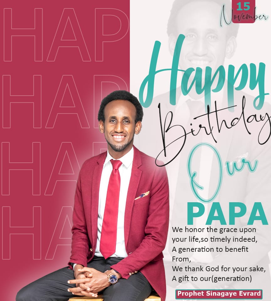 VictoriousTeam7's tweet photo. Happy birthday to our papa and our man of God Prophet @evrardsinagaye . 

#Burundi  #Birthday #Thanksgiving #Grace #Love #Submission #Honor #Gospel #Truth #aletheia #Prophet #Fatherhood https://t.co/0jGMw6JJix