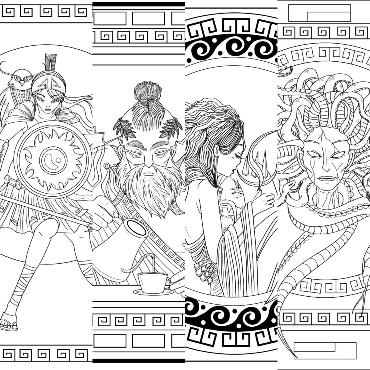 GaeIsatis's tweet photo. Le Pack du mois de novembre est disponible sur #gumroad ! Retrouvez la série #mythology, avec #Zeus, #Athena, #Medusa et #hades et #persephone. Enjoy !
#drawing #coloring #coloringaddict #coloringactivity https://t.co/KlNRg1HHNM https://t.co/18UqEGn09L