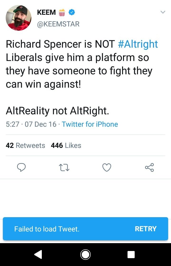 NEG4TORY's tweet photo. @KEEMSTAR @XanderhalTV #notaltright same way your boi richard wasnt..... https://t.co/SxEA20uxaT