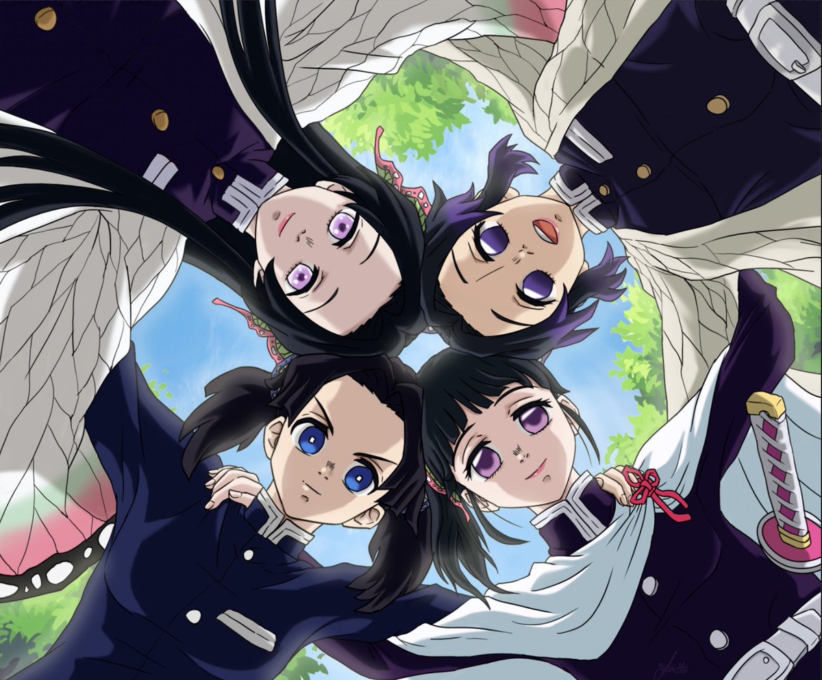 #皆さん線画と塗った後を見せてください
# Please show me the line art and after painting 