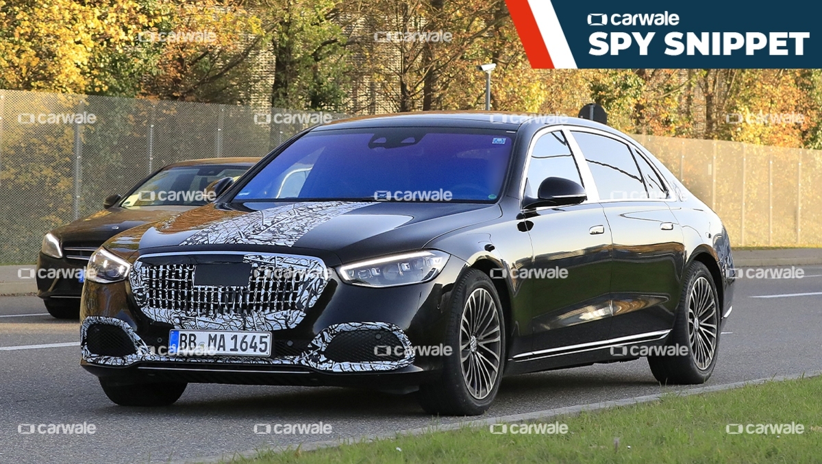 CarWale's tweet photo. Mercedes-Benz unveiled the new-gen S-Class and now, the extravagant Maybach version is on its way. New spy images of the 2021 Maybach S-Class give us a better look at the exterior design. https://t.co/R3aWNcI9J0
#CWNews #MercedesBenz #SClass #SClassMaybach #Maybach https://t.co/dluu3pFVle