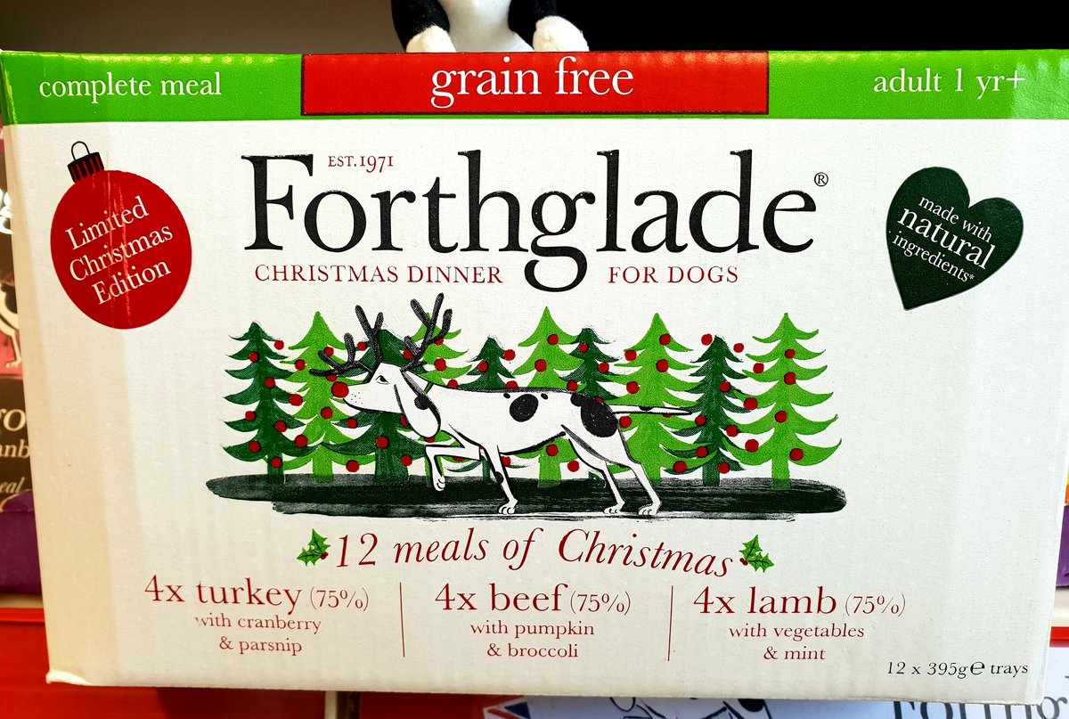 BognorS's tweet photo. Christmas dinner for dogs
@Forthglade 
#shoplocal #petsupplies #dogschristmas #bognorpetsupplies https://t.co/YbU5me7cq8
