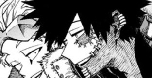 When Dabi sees Hawks, he probably feels:-envy/resentment (why is HE lauded when I can't even live in a society?)-superiority (he drank the Kool-Aid! he's a tool of the system! Unlike me, obviously)-inferiority (we were both trained to be elite heroes but I couldn't slice it)