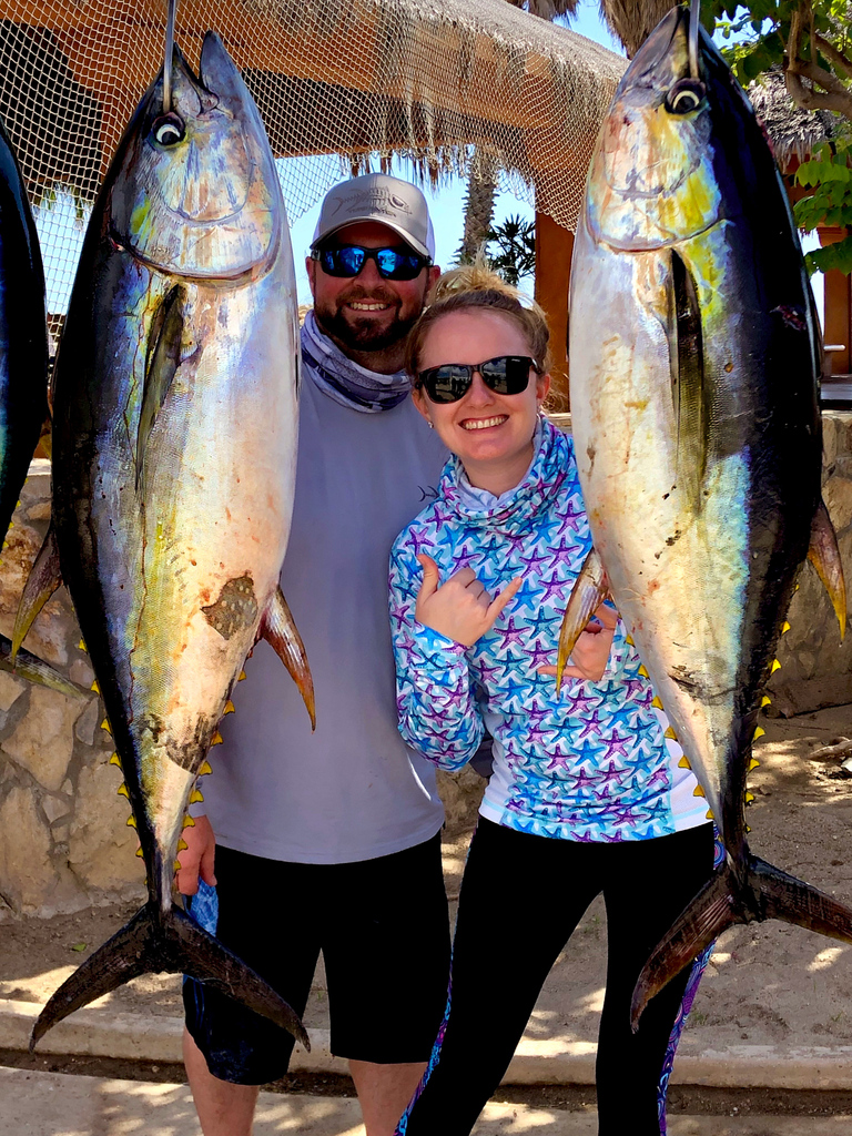 OceanTormenter's tweet photo. Another solid day on the water with @tormenterdave helping Brian and Avery bring two more Yellowfin to the gaff and eventually, the table for dinner.
@thehoff561
@av_eryfl
@tormenterdave
#TEAMTORMENTER #TORMENTEROCEAN #TORMENTERAPPAREL #TORMENTERTACKLE
#YELLOWFIN #FISHING #CABO https://t.co/4dA4dnNk8s