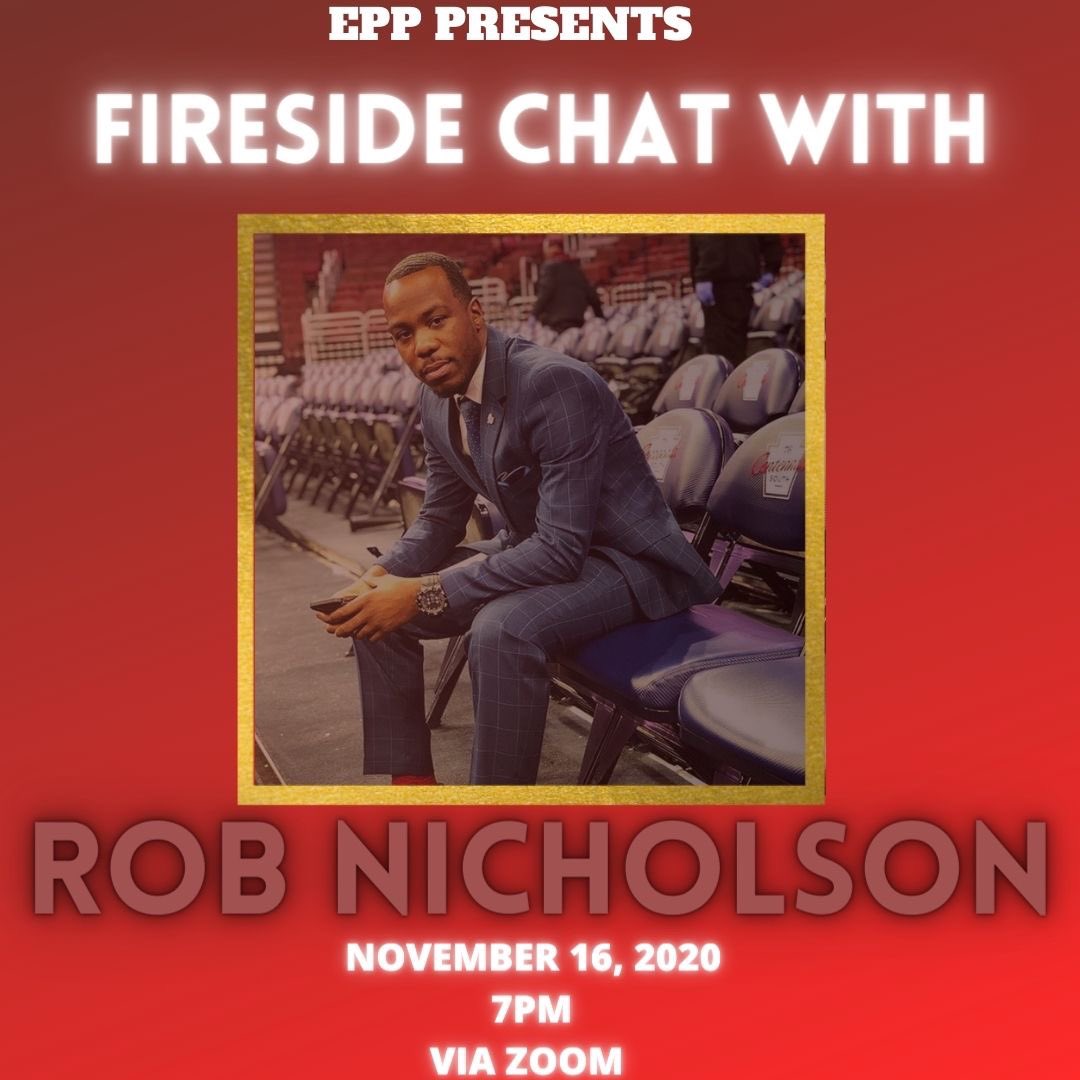 EPPHoward's tweet photo. Join EPP this Monday at 7PM for our Fireside Chat with Philadelphia 76ers Senior Member Services Account Manager, Rob Nicholson! Registration: https://t.co/uhiEw0jy1R. #hu21 #hu22 #hu23 #hu24 https://t.co/bhrcTcJKR7