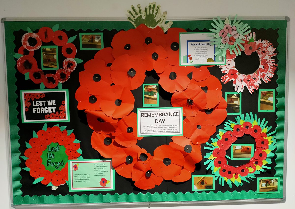 MissDavies08's tweet photo. @LuckLanepri @LuckLanepri  the class wreaths turned into a display by @jojenkinson1970 https://t.co/kjMRX7YLgI