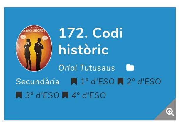 laboratorijocs's tweet photo. Experiència lúdica #172 de @OriolTutusaus 👉 Reforçant conceptes a Ciències Socials de Secundària amb #CodiSecret https://t.co/RKiUdLqzqe #ABJ @DevirIberia @DevirCat https://t.co/2Z3kV7yW4g