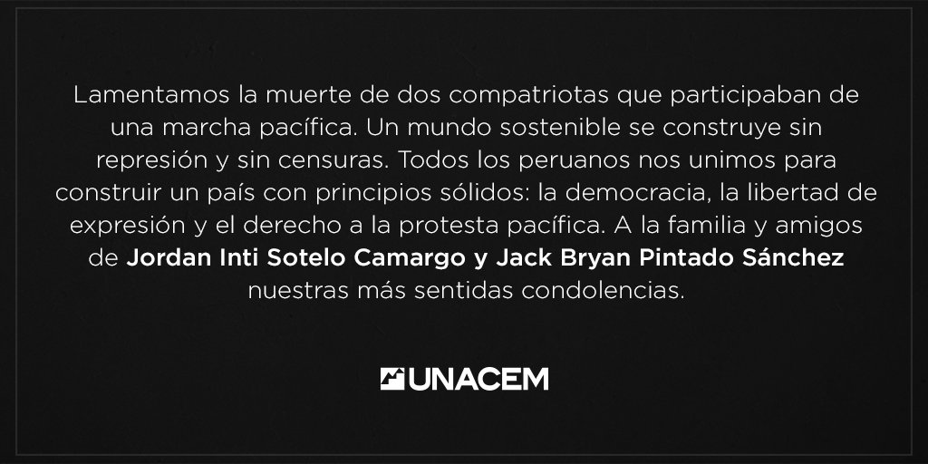 UNACEMoficial's tweet photo. #UnidosPorUnPerúMejor #EsPorElPaís https://t.co/RAMdGZqHys