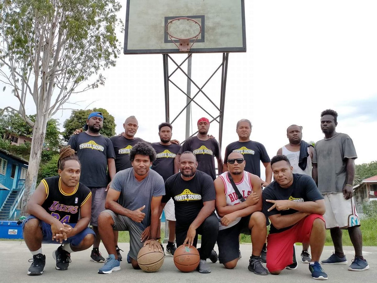 Lifhaus's tweet photo. Encouraging a healthy diet, a team known as Fruits Squad are now visiting #SolomonIslands residents in #Honiara to eat more fruits/vegetables.  The “squad” regularly met on Sunday morning to play basketball, share fruits n are now spreading their msg through #basketball games. https://t.co/PJhcJGZqy8
